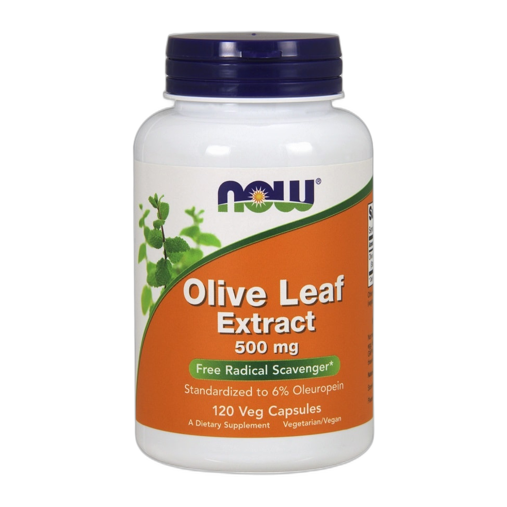 NOW Foods Olive Leaf Extract, 500mg - 120 vcaps