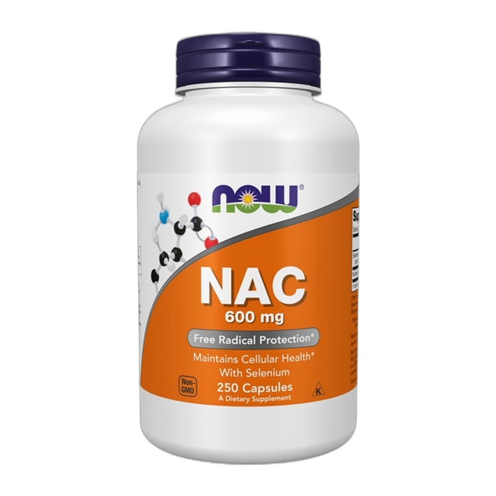 NOW Foods NAC with Selenium, 600mg - 250 caps