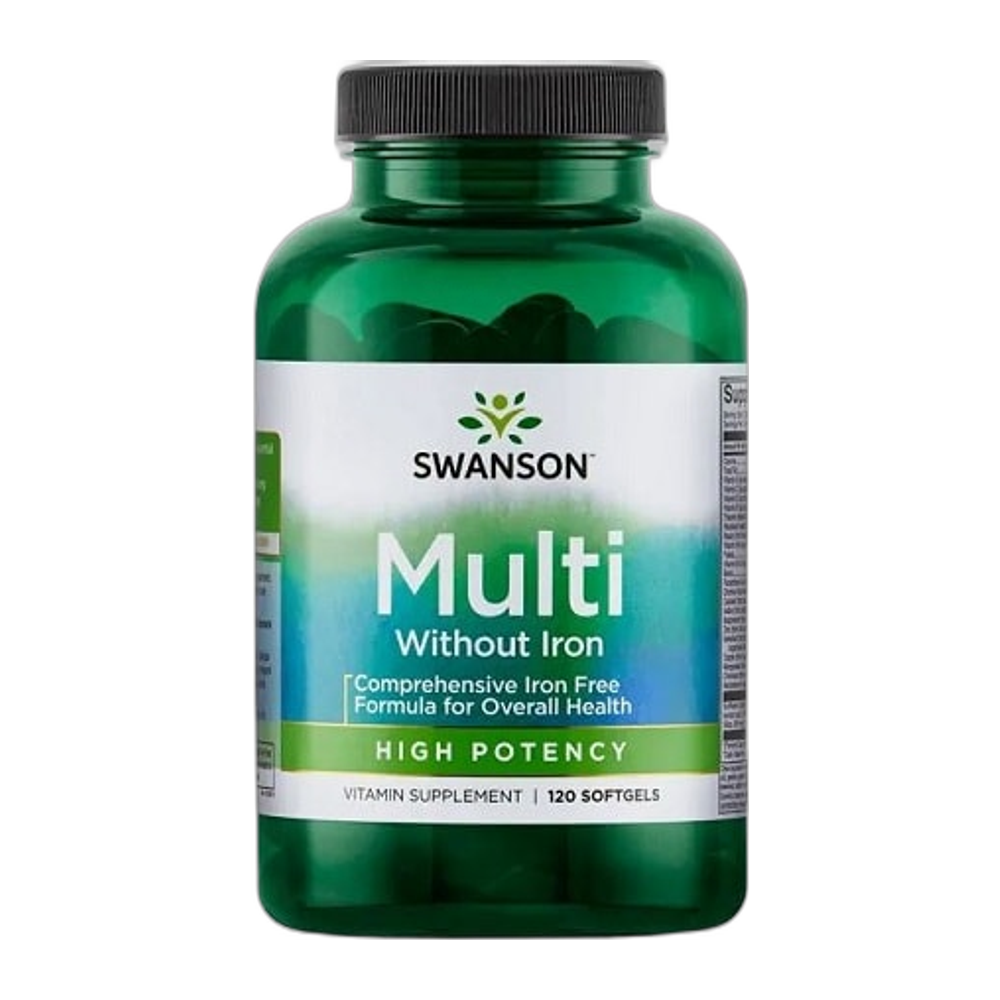 Swanson Multi Without Iron - 120 softgels