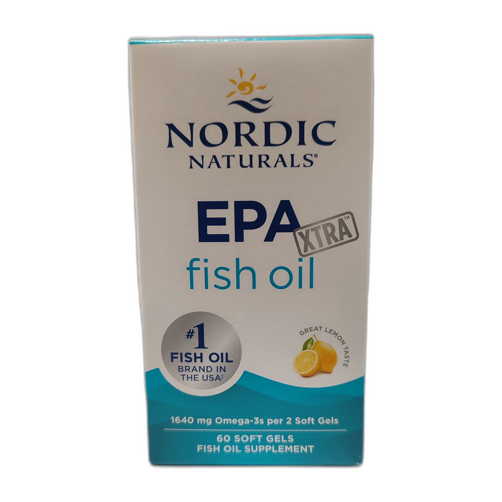 Nordic Naturals EPA Xtra Fish Oil, 1640mg Lemon - 60 softgels