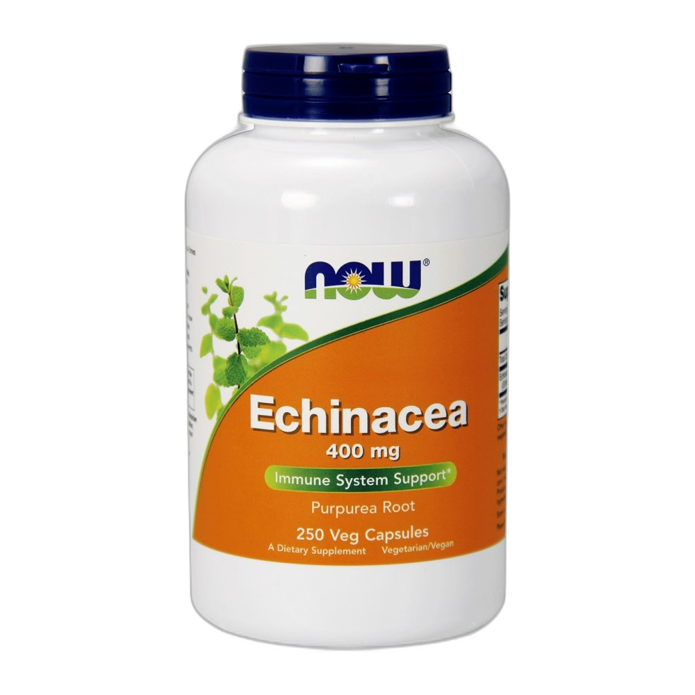 NOW Foods Echinacea, 400mg - 250 vcaps
