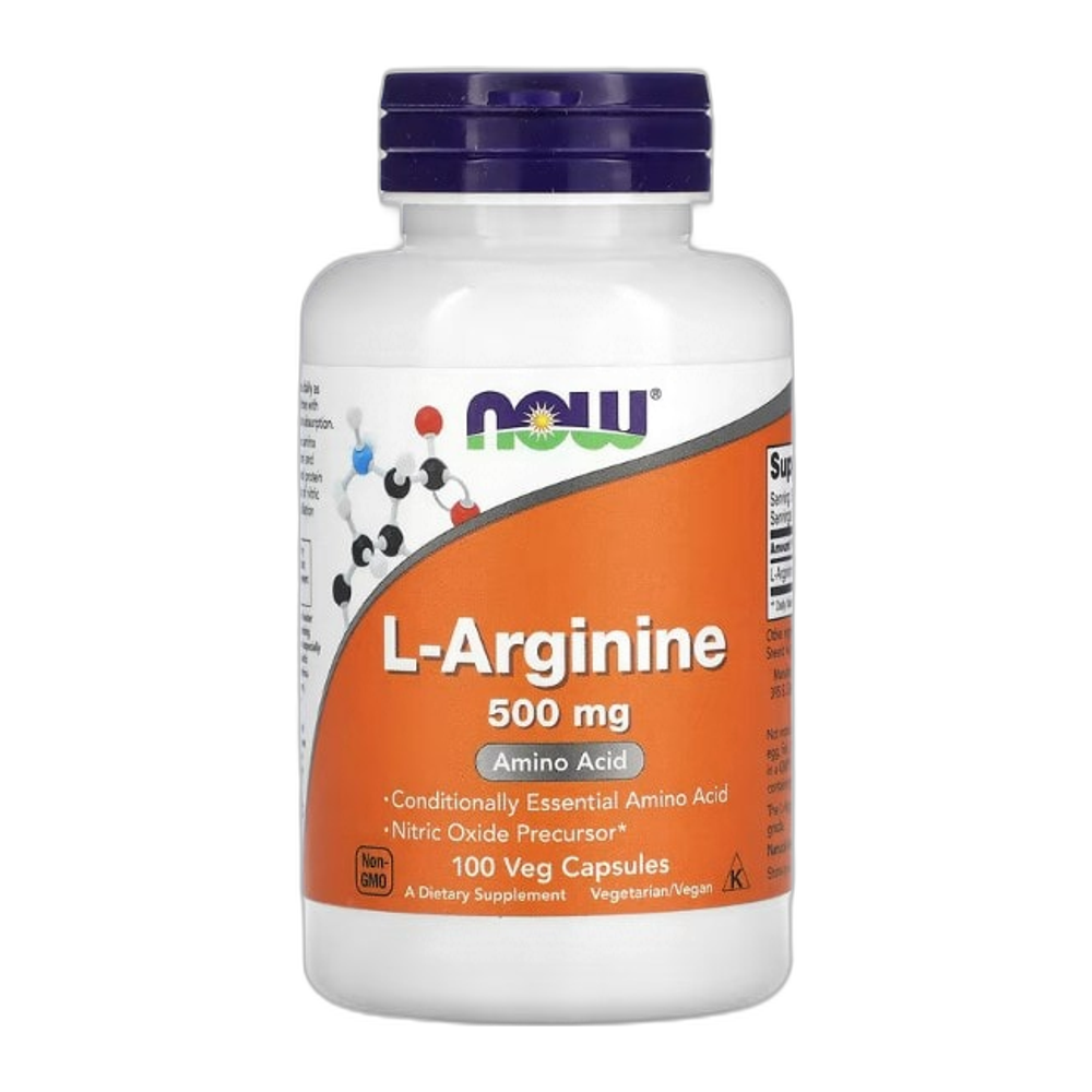 NOW Foods L-Arginine, 500mg - 100 caps