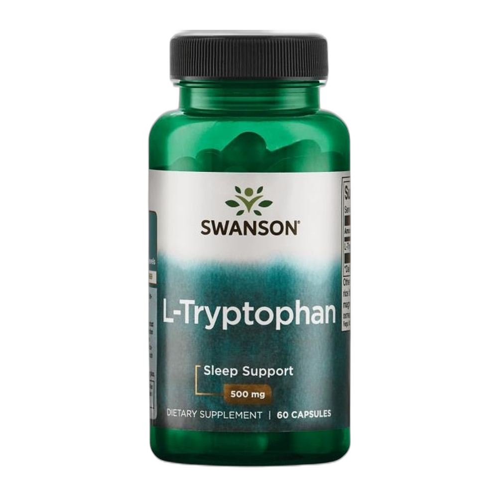Swanson L-Tryptophan, 500mg - 60 caps