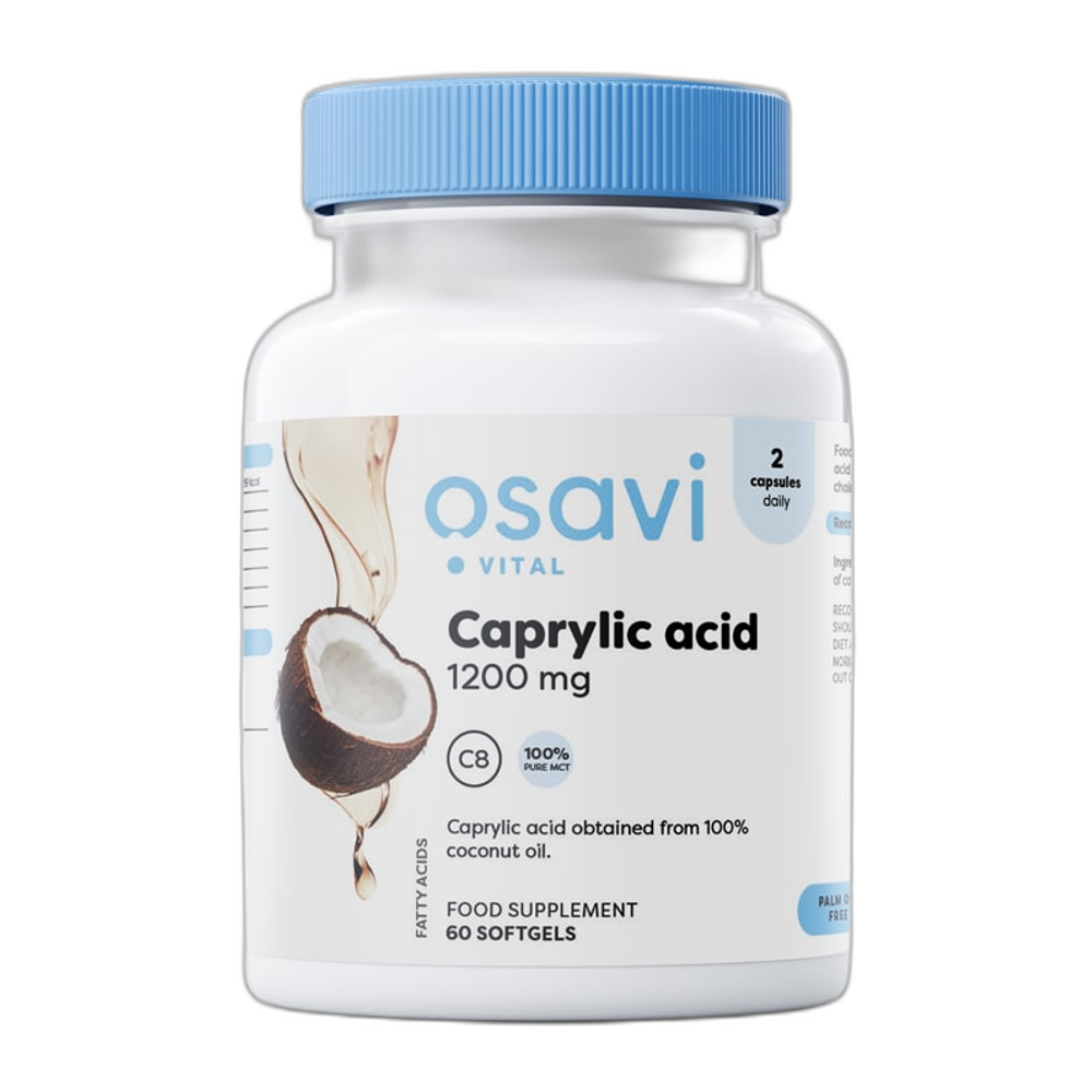 Osavi Caprylic Acid, 1200mg - 60 softgels