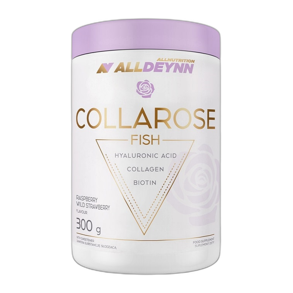 Allnutrition AllDeynn Collarose Fish, Raspberry Wild Strawberry - 300g