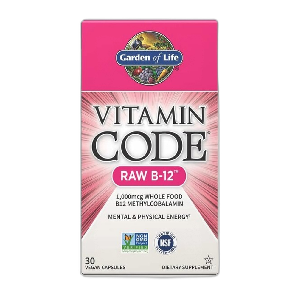 Garden of Life Vitamin Code Raw B-12 - 30 vegan caps