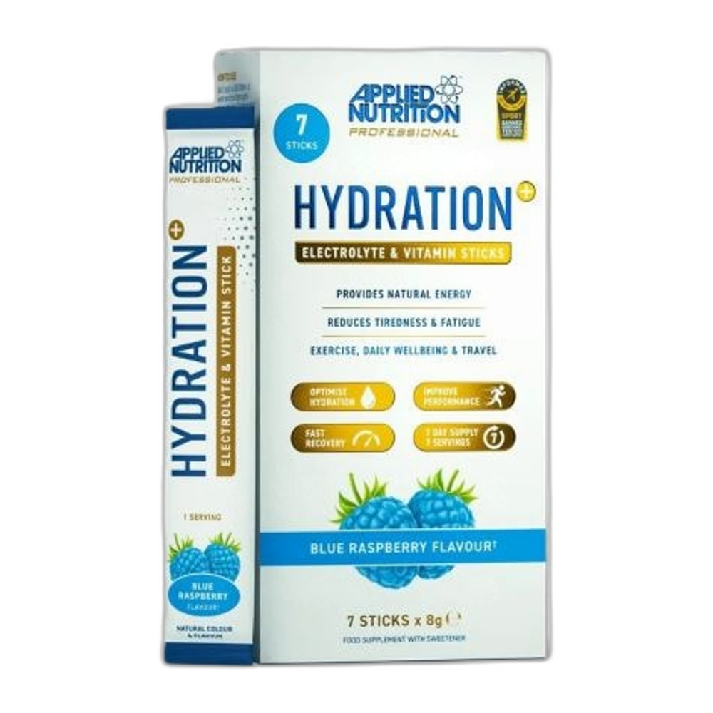 Applied Nutrition Hydration + Electrolyte & Vitamin Powder Stick Packs - 7 x 8g
