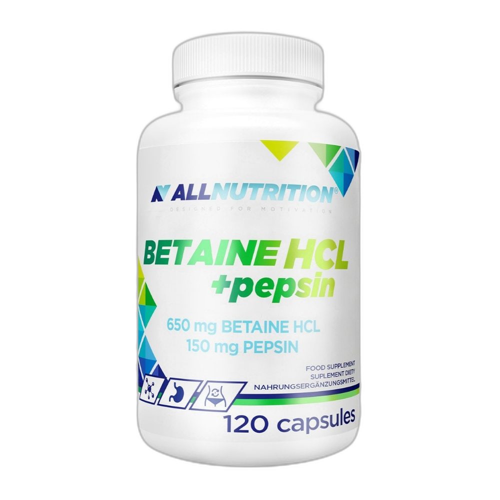 Allnutrition Betaine HCl + Pepsin - 120 caps