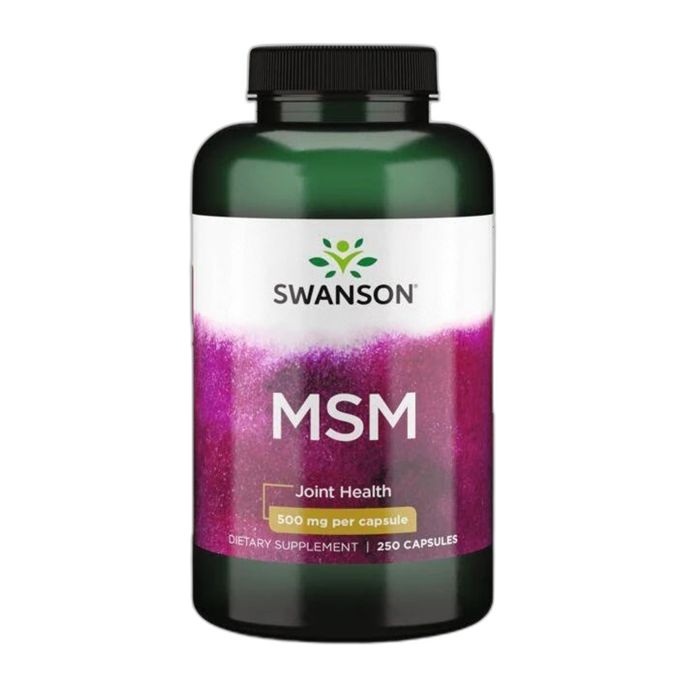 Swanson MSM, 500mg - 250 caps