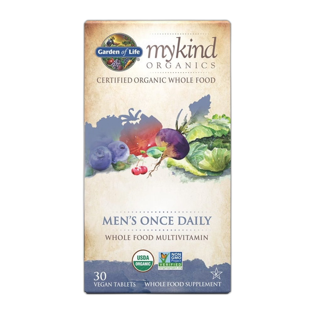 Garden of Life Mykind Men's Once Daily - 30 vegan tablets