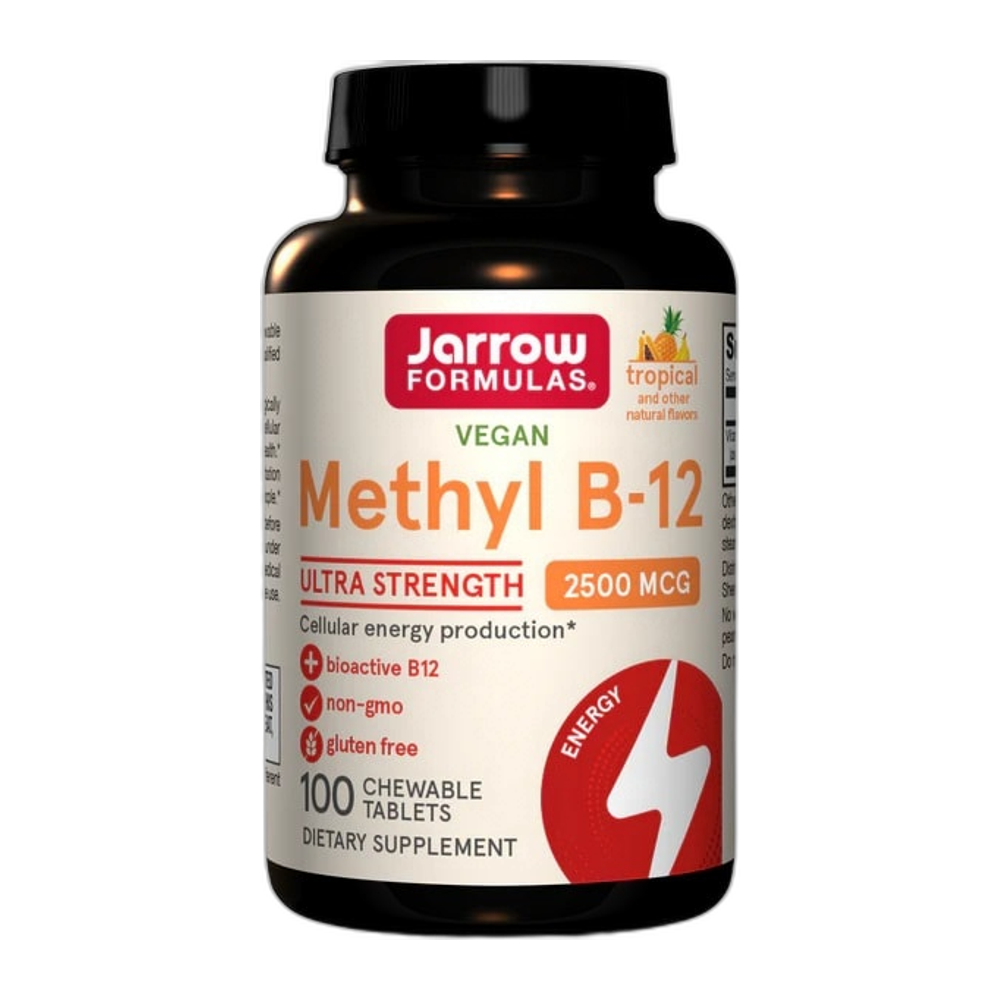 Jarrow Formulas Methyl B-12, 2500mcg (Tropical) - 100 vegan chewable tabs