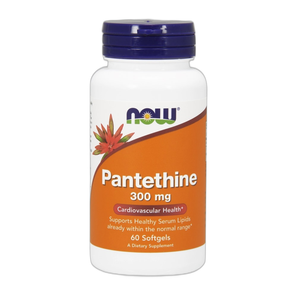 NOW Foods Pantethine, 300mg - 60 softgels
