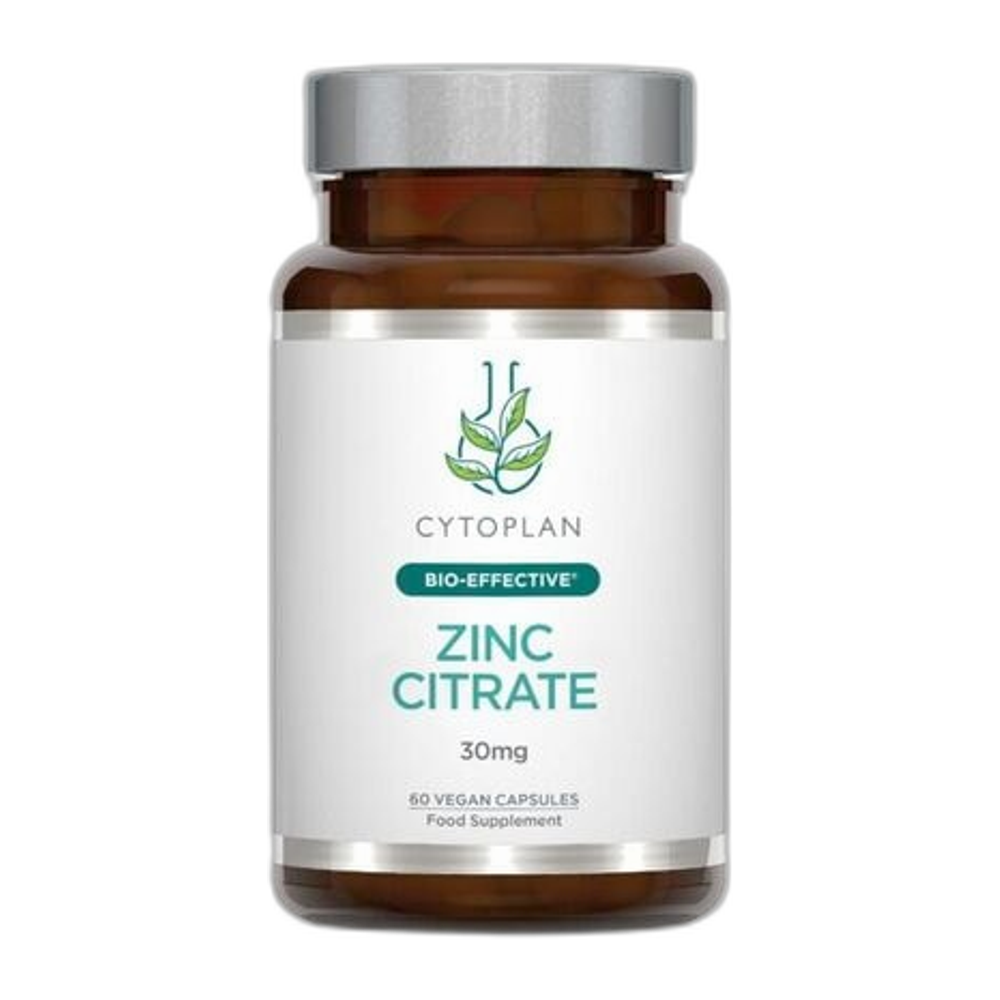 Cytoplan Zinc Citrate, 30mg - 60 vcaps