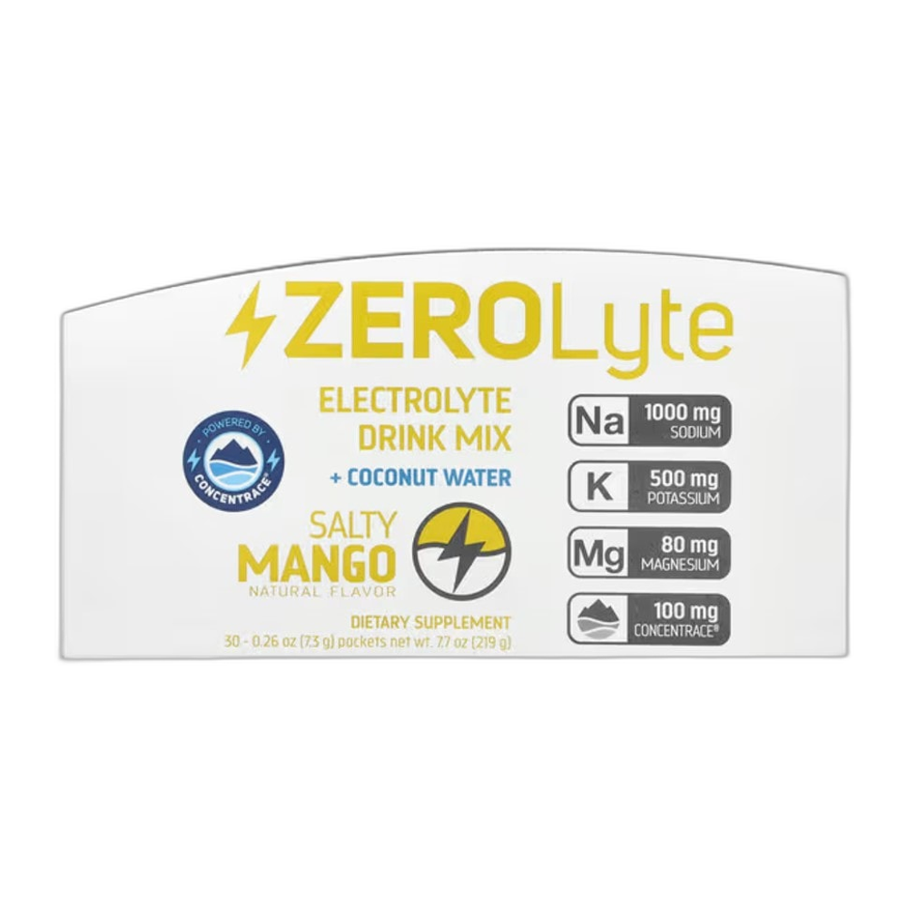 Trace Minerals ZEROLyte, Salty Mango - 30 packets