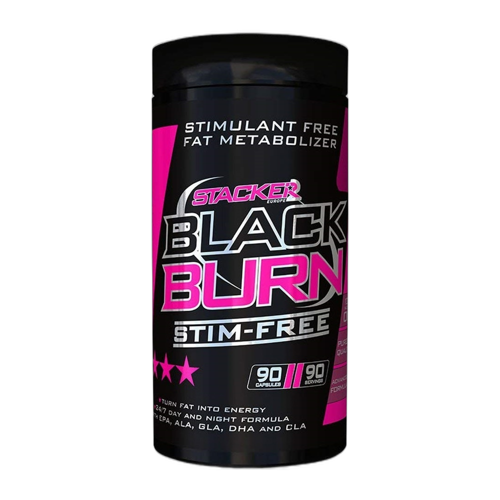Stacker2 Europe Black Burn STIM-Free - 90 caps