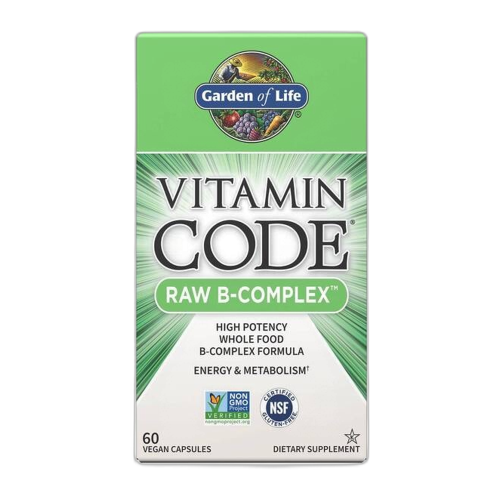 Garden of Life Vitamin Code Raw B-Complex - 60 vegan caps