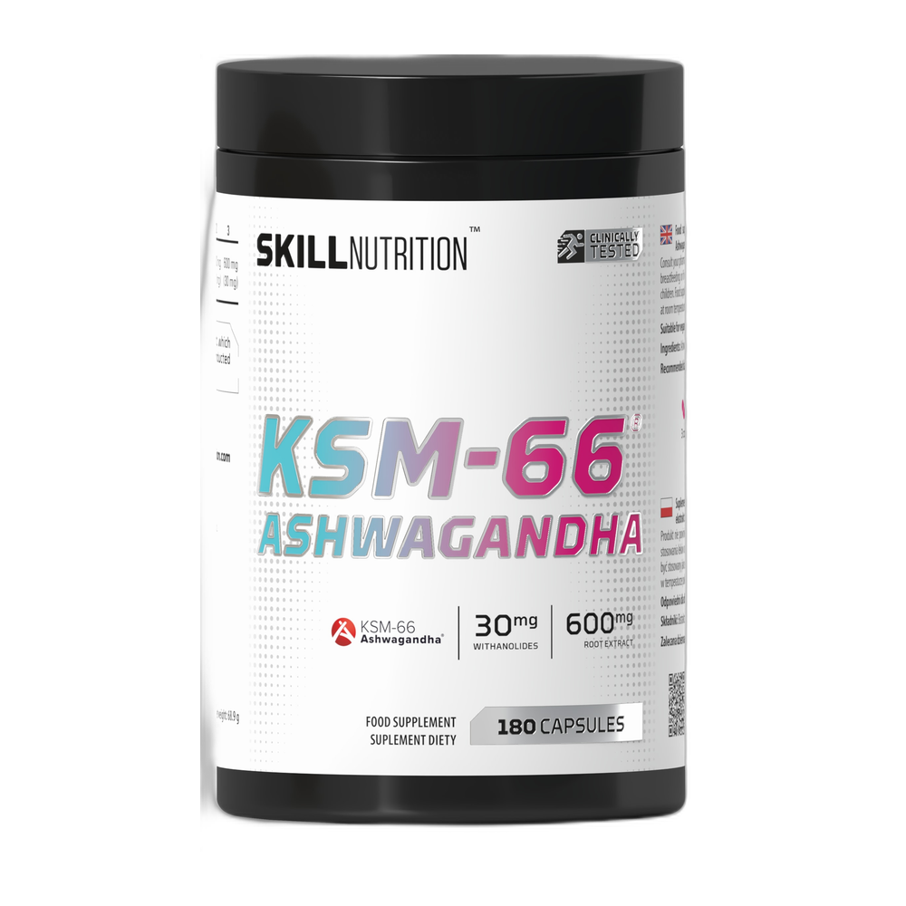 Skill Nutrition KSM-66 Ashwagandha - 180 vegan caps