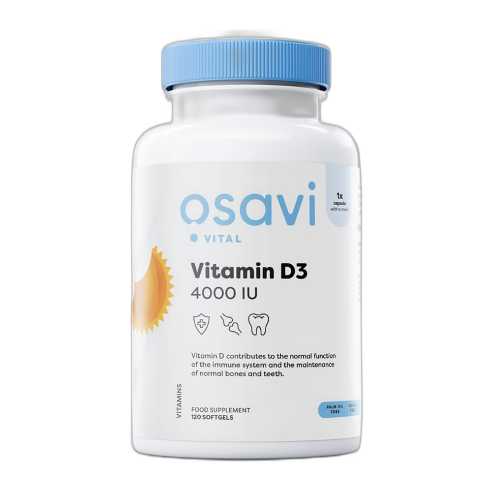 Osavi Vitamin D3, 4000IU - 120 softgels