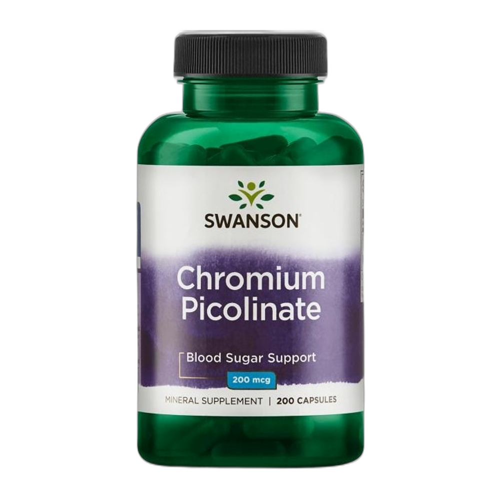 Swanson Chromium Picolinate, 200mcg - 200 caps