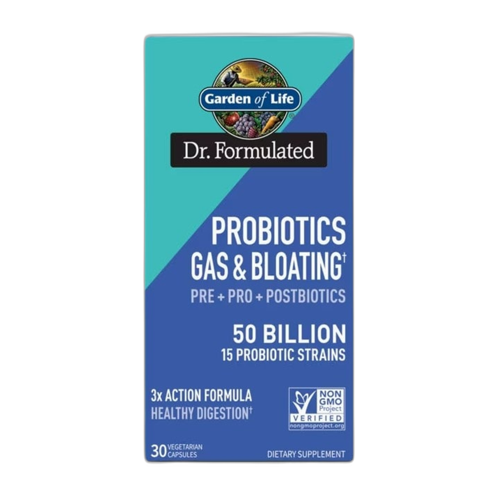 Garden of Life Dr. Formulated Probiotics Gas & Bloating - 30 vcaps