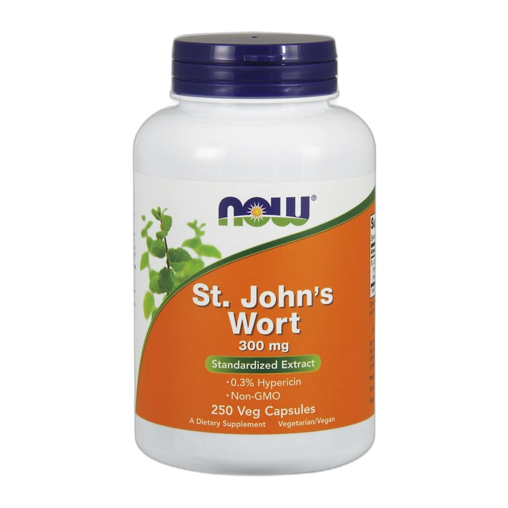 NOW Foods St. John's Wort, 300mg - 250 vcaps