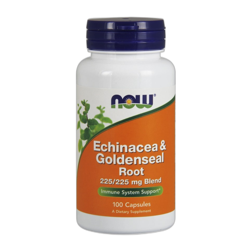 NOW Foods Echinacea & Goldenseal Root - 100 caps