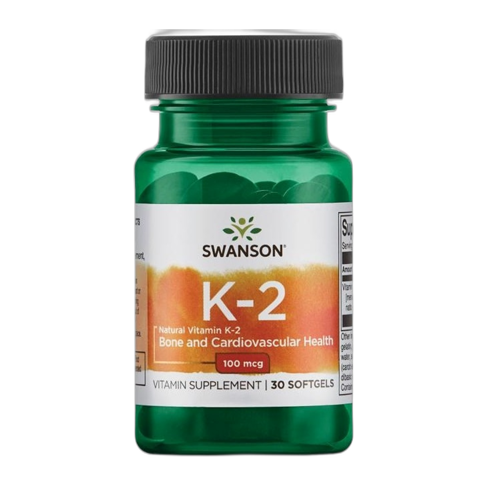 Swanson Vitamin K-2 - Natural, 100mcg - 30 softgels