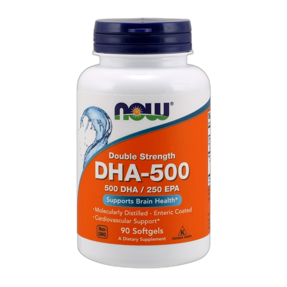 NOW Foods DHA-500, 500 DHA / 250 EPA - 90 softgels