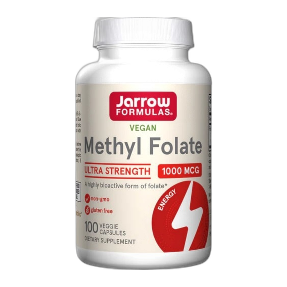 Jarrow Formulas Methyl Folate, 1000mcg - 100 vcaps