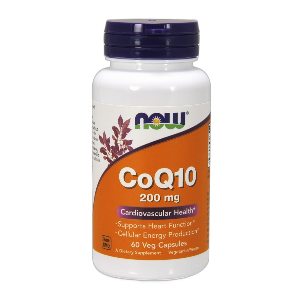 NOW Foods CoQ10, 200mg - 60 vcaps