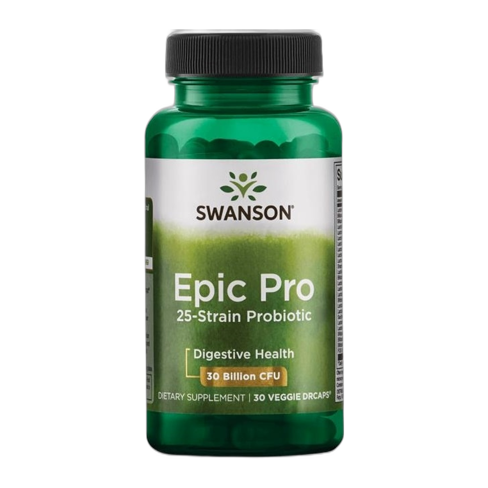 Swanson Epic Pro 25-Strain Probiotic - 30 vcaps