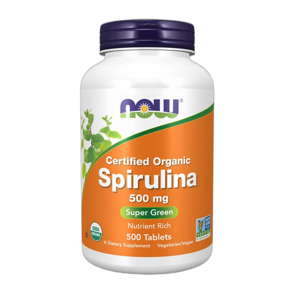NOW Foods Spirulina, 500mg - 500 tabs