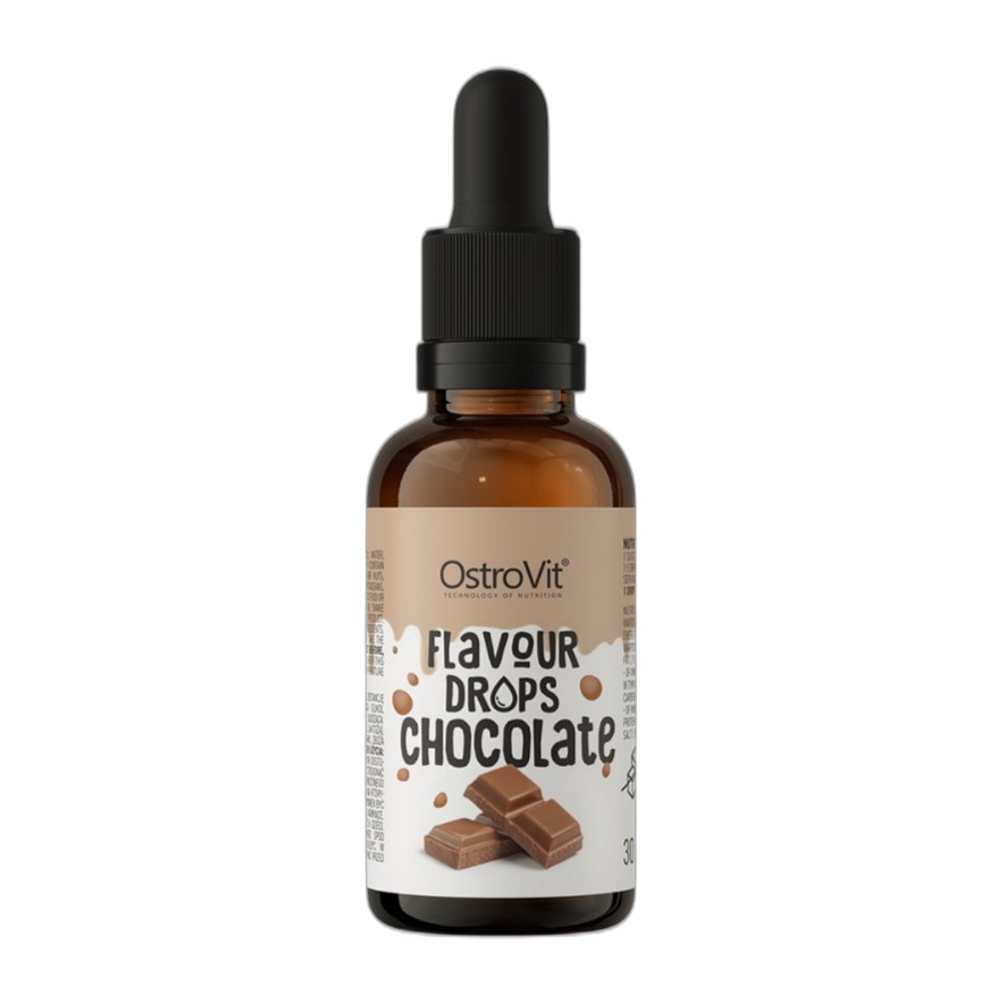 OstroVit Flavour Drops, Chocolate - 30ml.