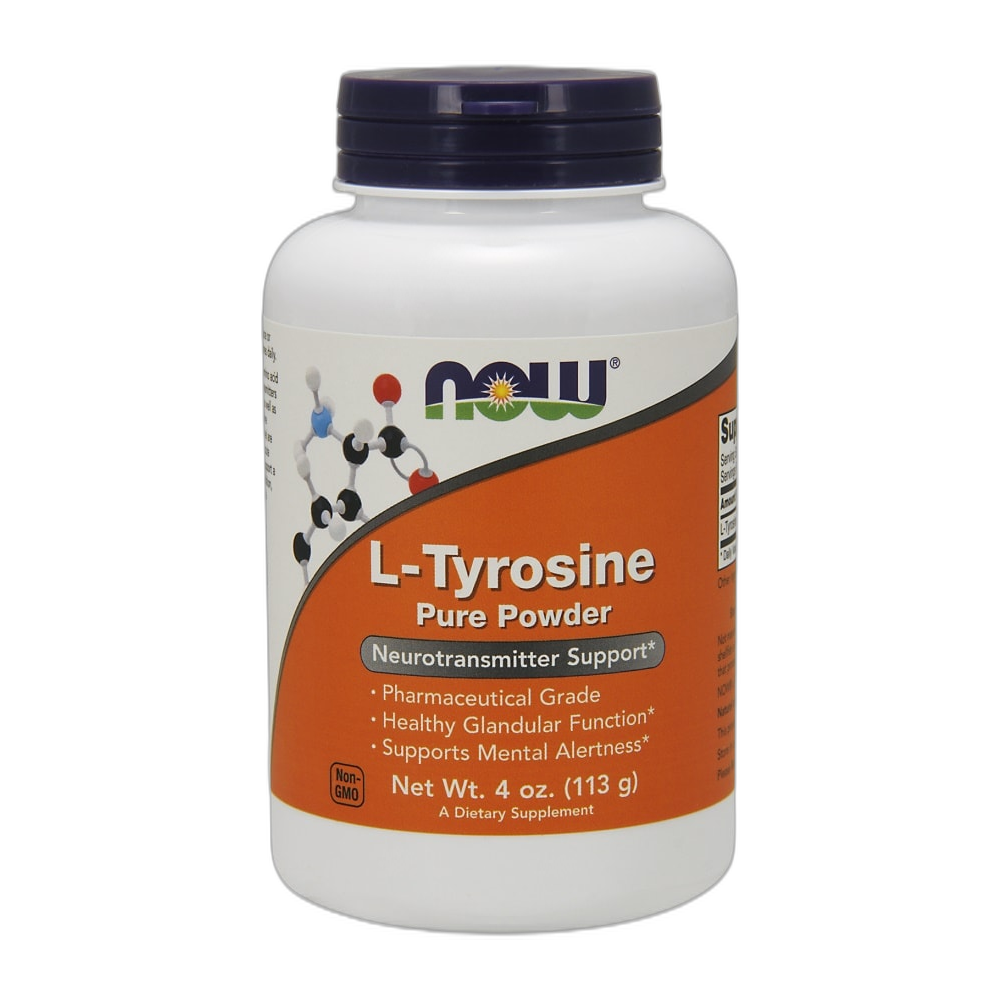 NOW Foods L-Tyrosine, Powder - 113g