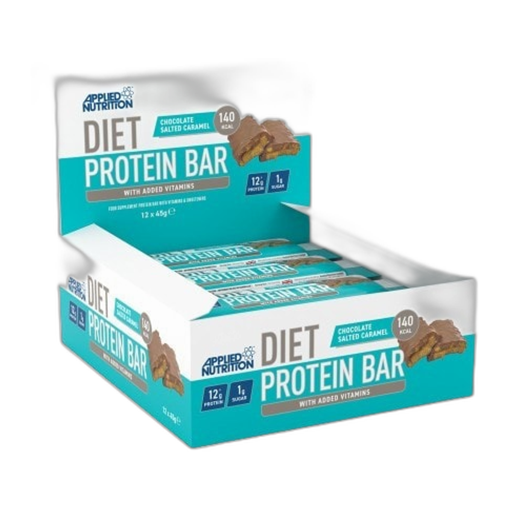 Applied Nutrition Diet Protein Bar, Chocolate - 12 x 45g