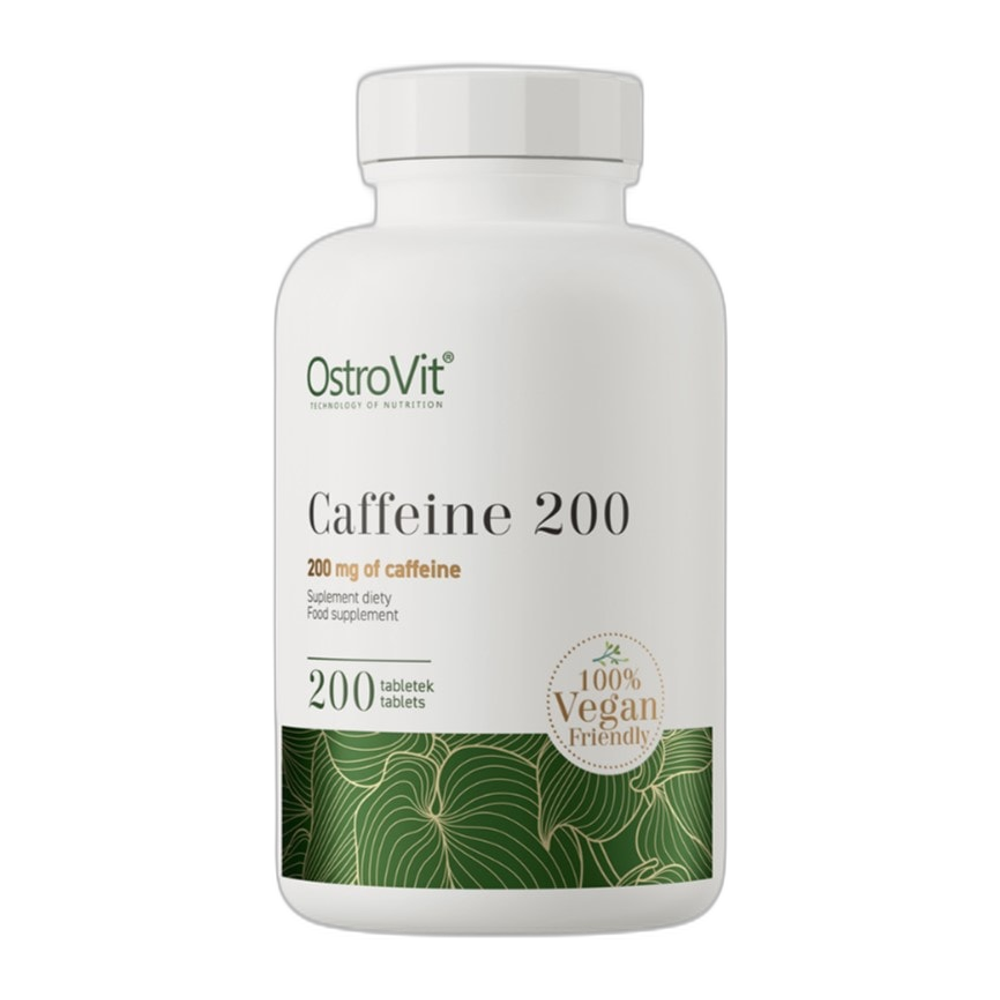OstroVit Caffeine 200, 200mg - 200 tablets