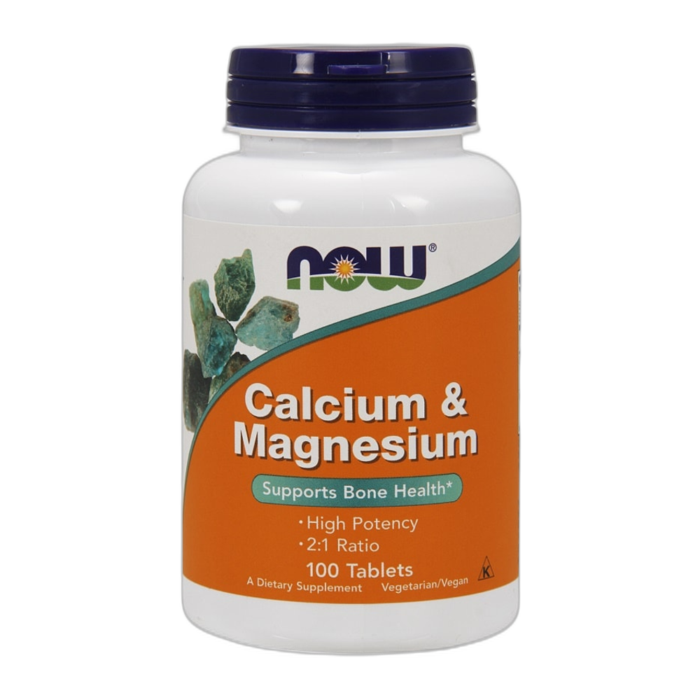 NOW Foods Calcium & Magnesium - 100 tablets