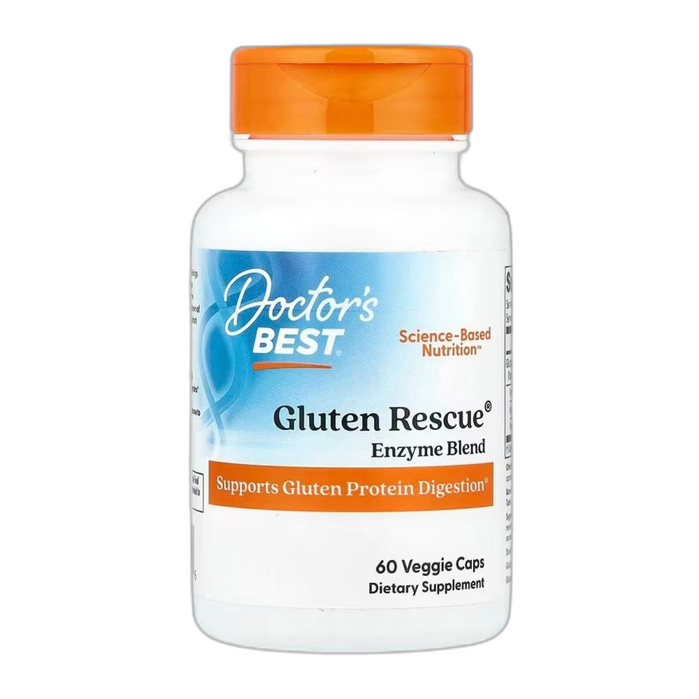Doctor's Best Gluten Rescue - 60 vcaps