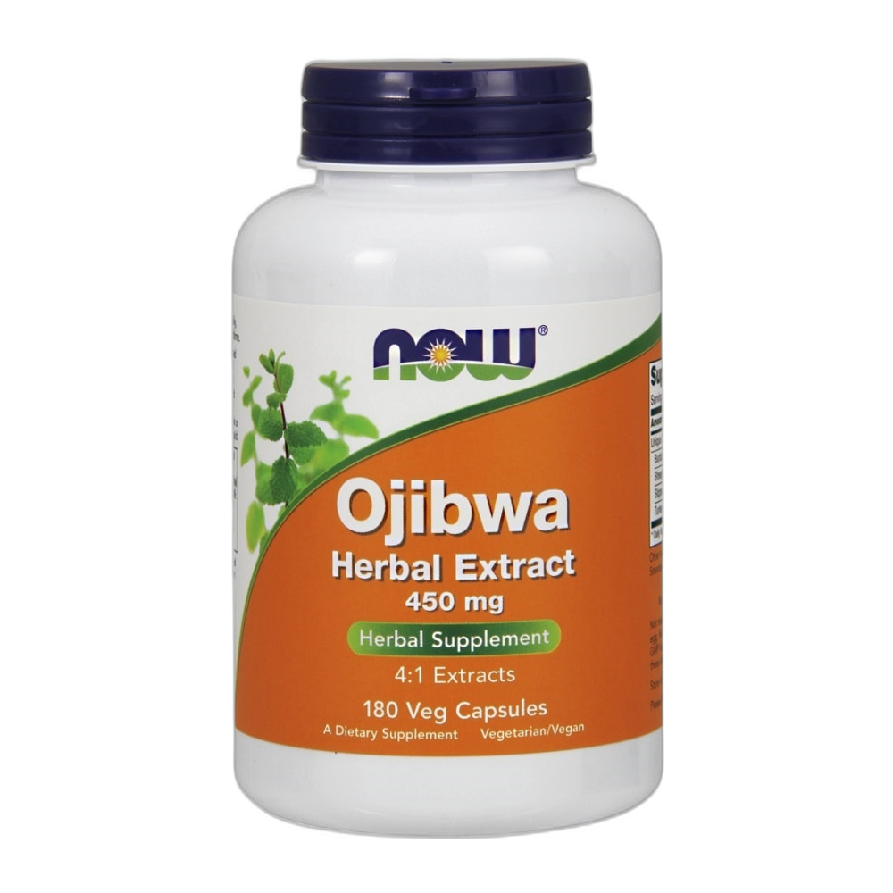 NOW Foods Ojibwa Herbal Extract, 450mg - 180 vcaps