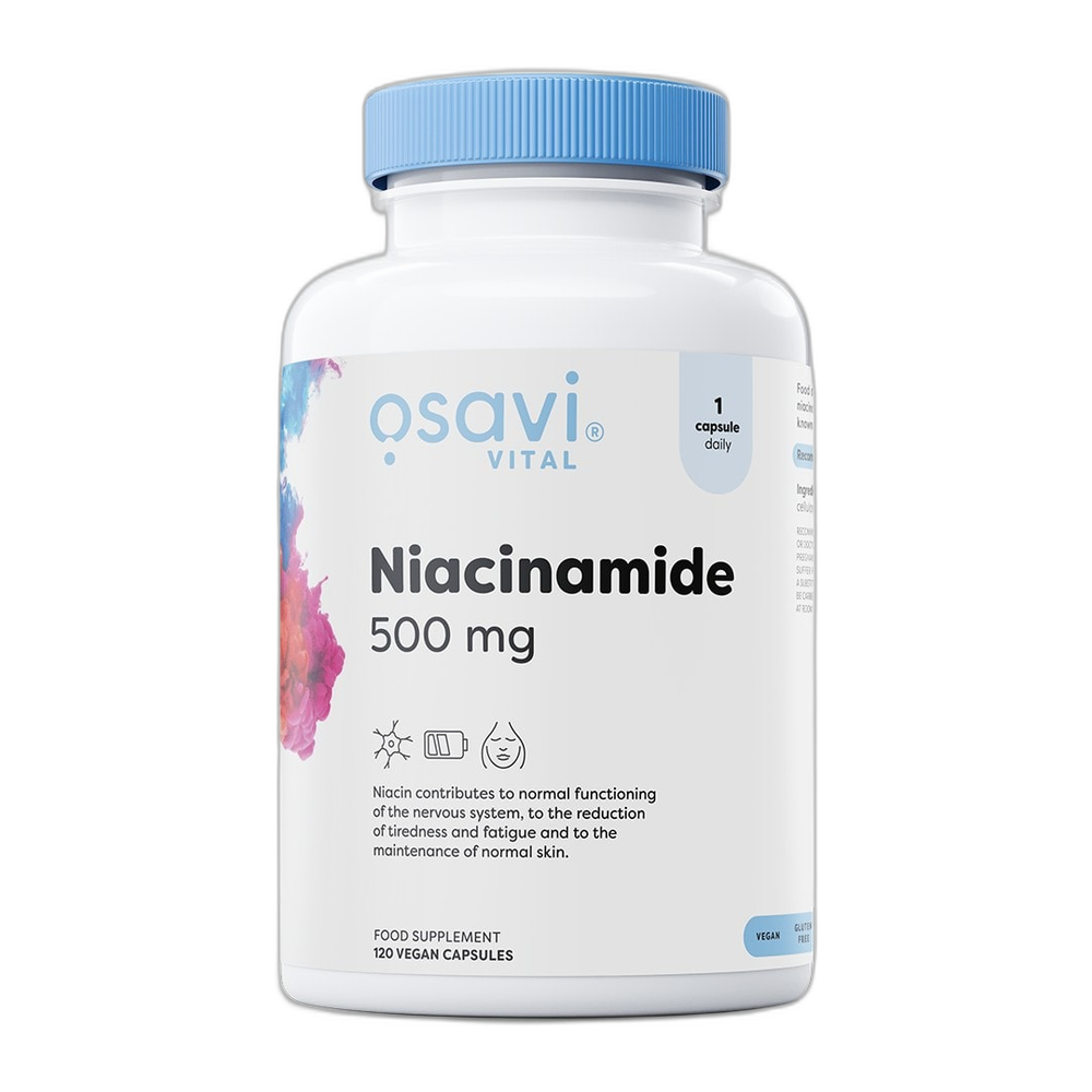 Osavi Niacinamide, 500mg - 120 vegan caps
