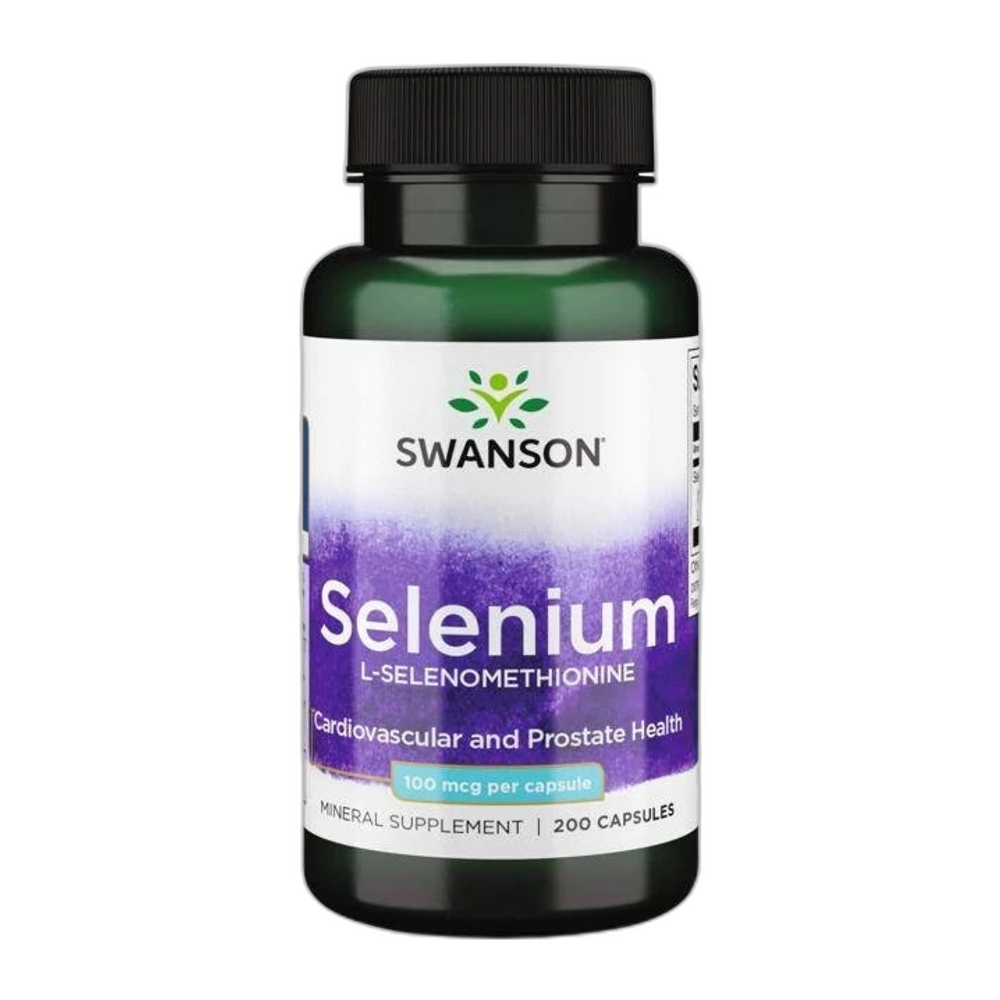 Swanson Selenium, 100mcg - 200 caps