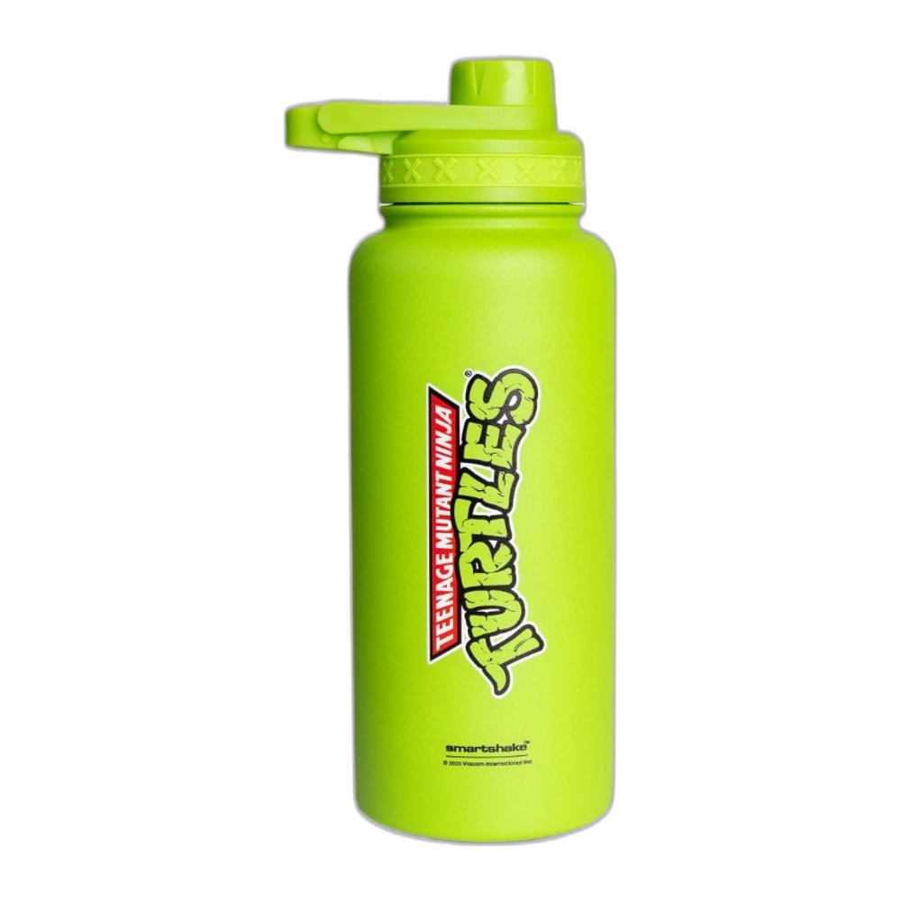 SmartShake Bohtal Insulated Sports Bottle - TMNT, Classic Logo Green - 960 ml.