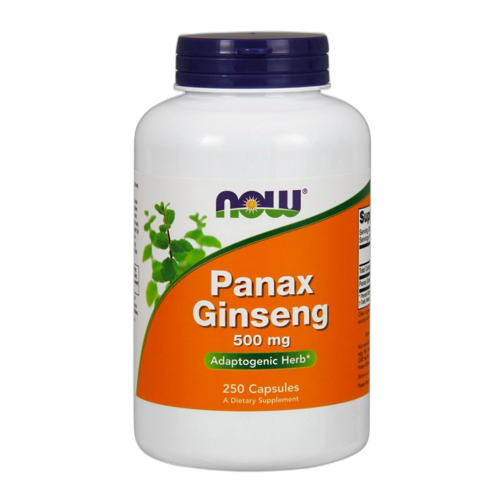 NOW Foods Panax Ginseng, 500mg - 250 caps