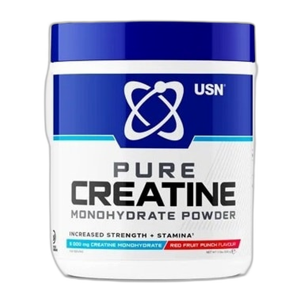 USN Pure Creatine Monohydrate, Red Fruit Punch - 500g