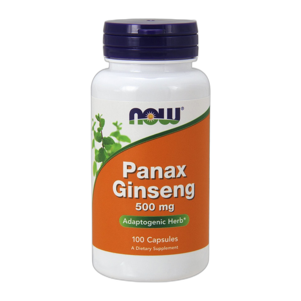 NOW Foods Panax Ginseng, 500mg - 100 caps
