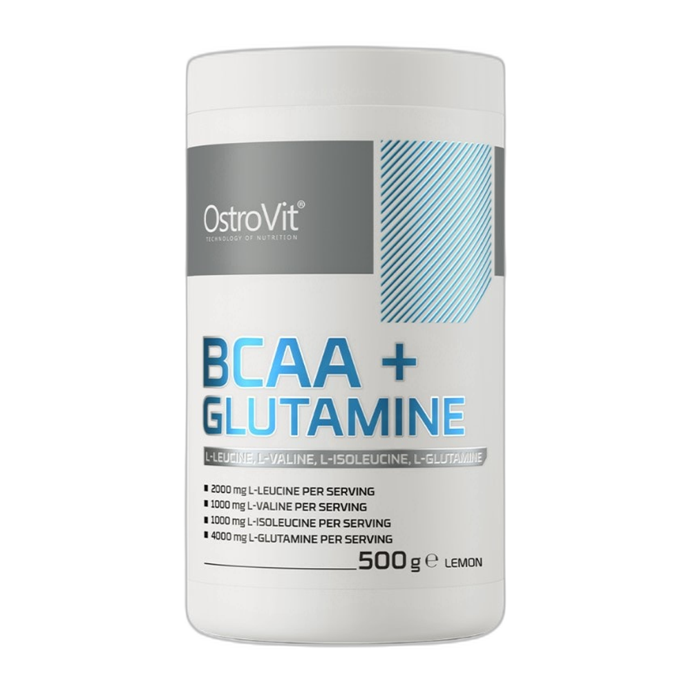 OstroVit BCAA + Glutamine, Lemon - 500g