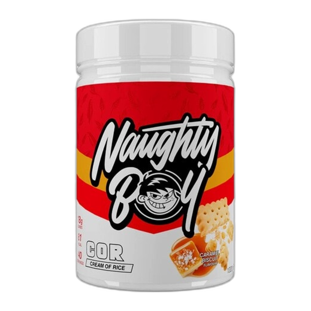 Naughty Boy Cream of Rice, Caramel Biscuit - 1000g