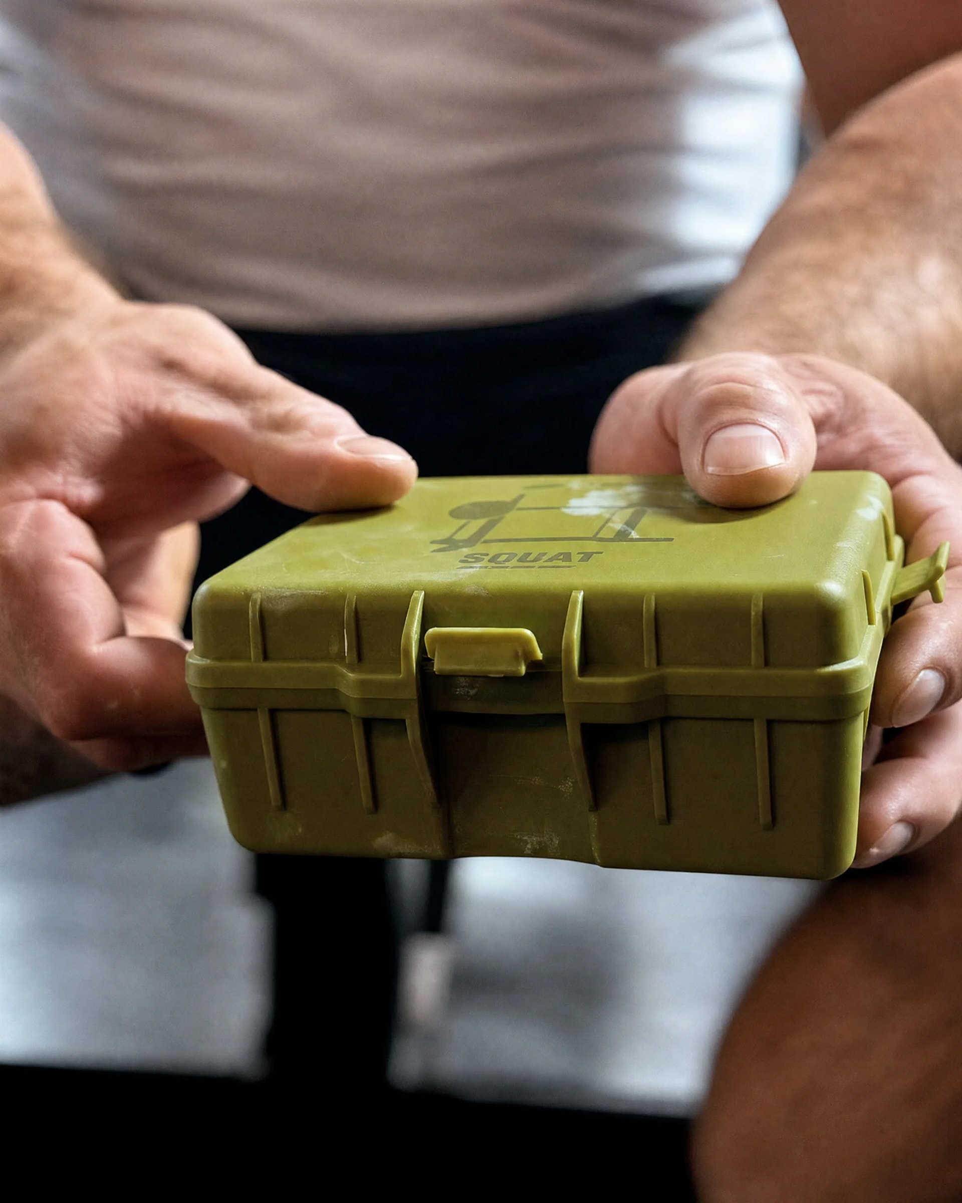 SmartShake Chalk Block Box, roheline – Squat kujundus