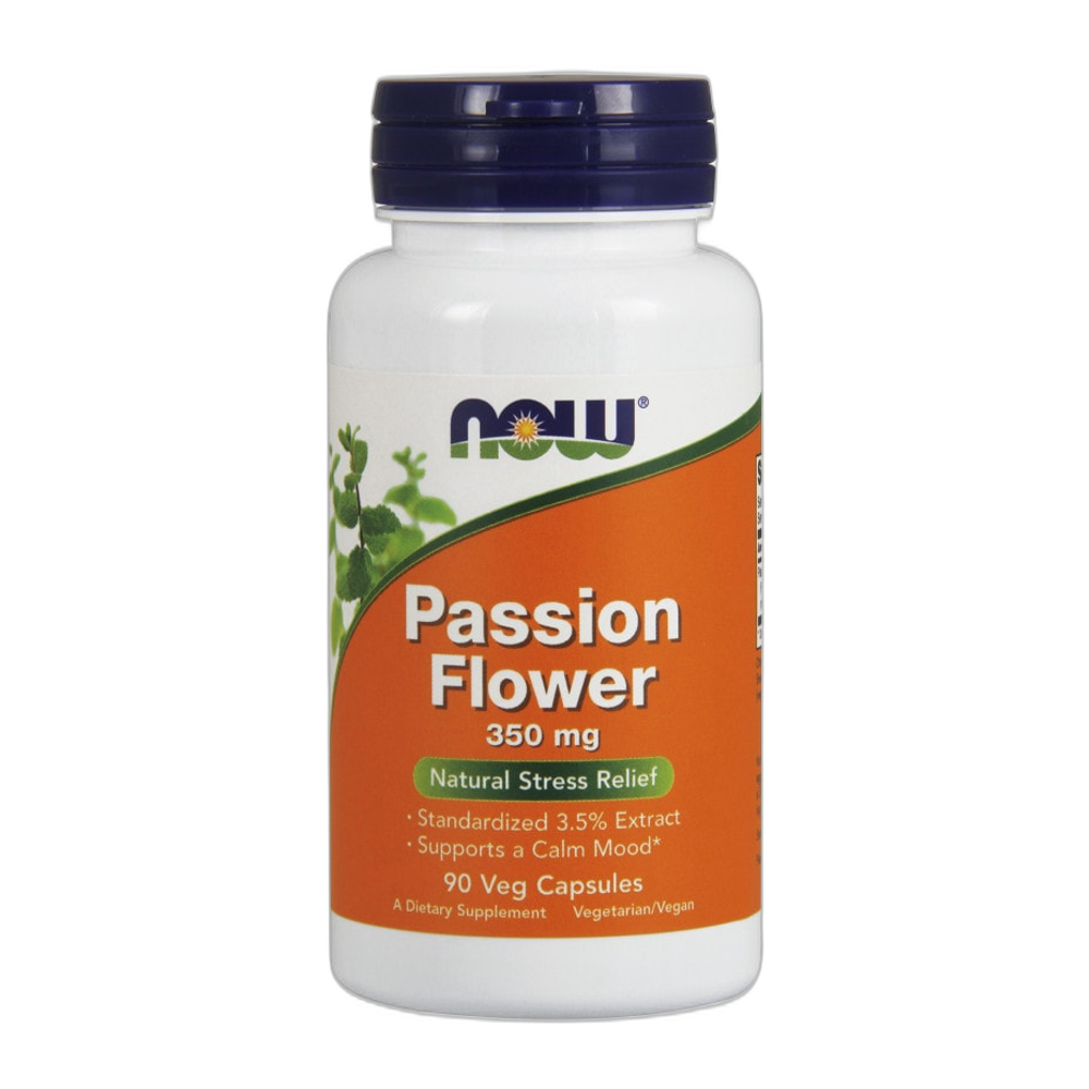 NOW Foods Passion Flower, 350mg - 90 vcaps