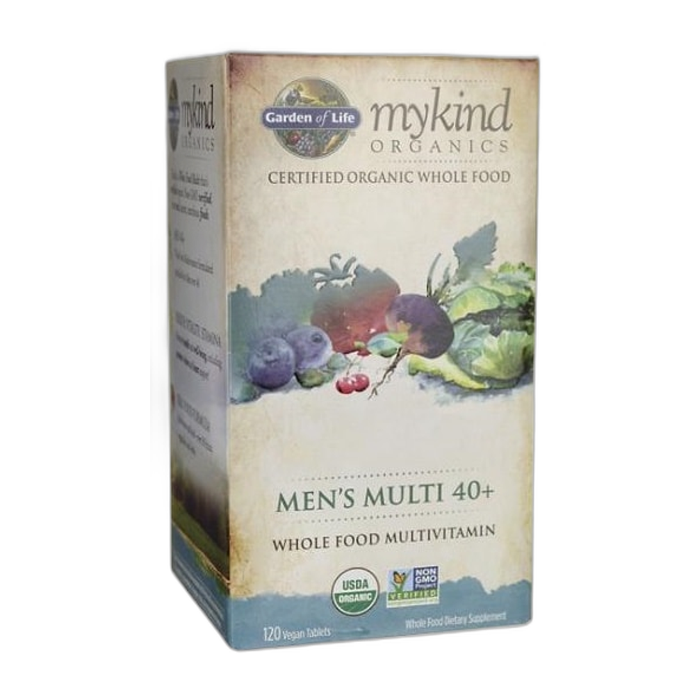 Garden of Life Mykind Men's Multi 40+ - 120 vegan tablets